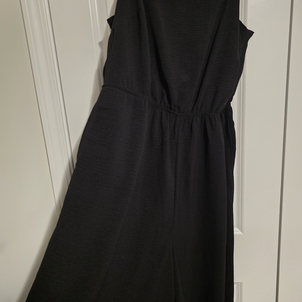 Chic Black Wide Leg Jumpsuit